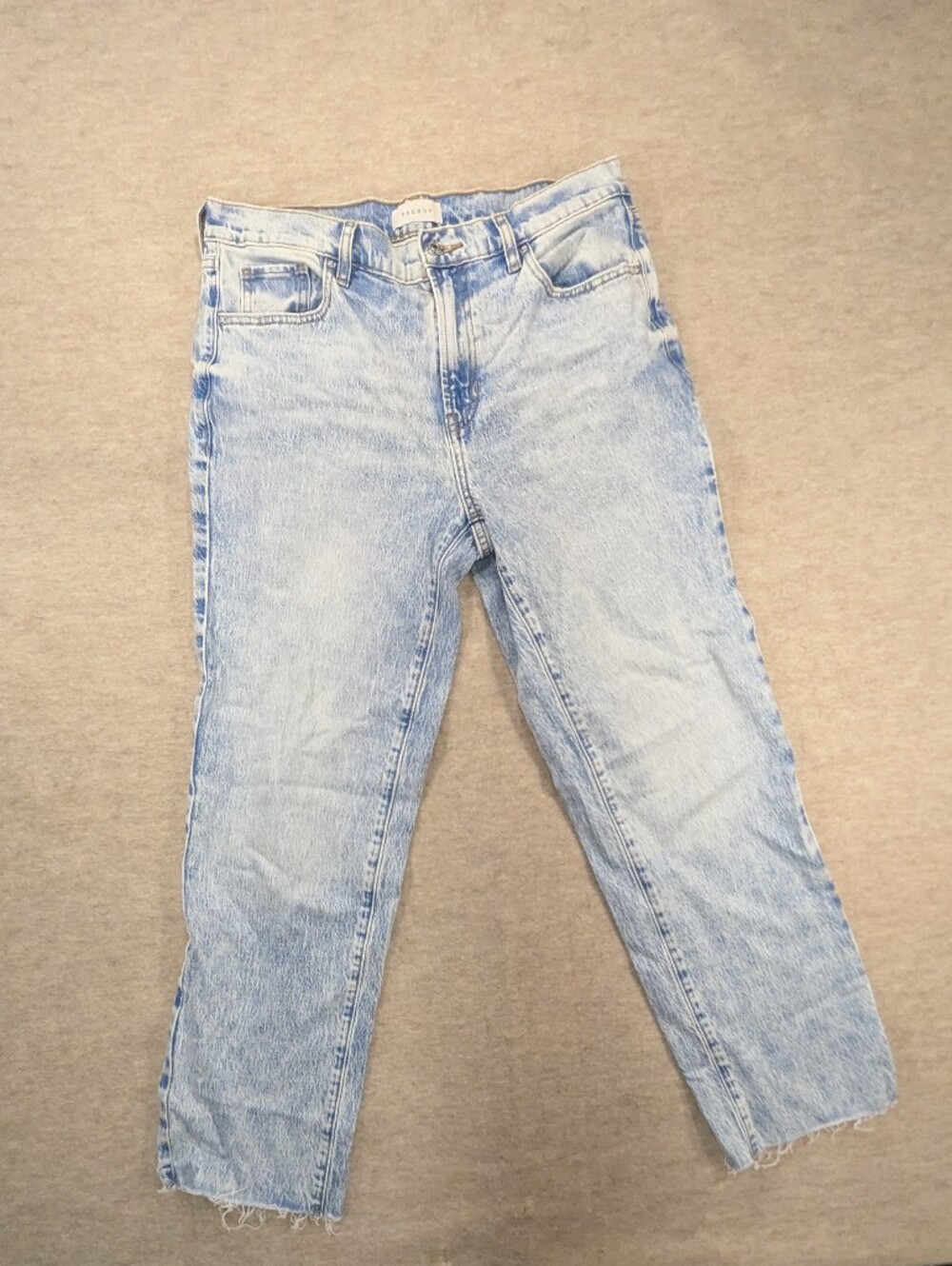 Pacsun Stretch 90s Straight Leg Light Wash Denim Women Jeans Relaxed Cotton 29